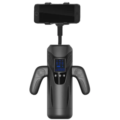 A Male masturbator with LCD display 7 vibration and suction modes rechargeable USB Type C electric penis stroker