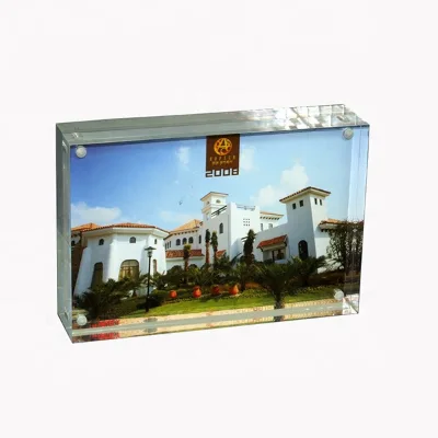 Customized Logo Acrylic for Big Wall Mounted Horizontal Photo Frame with Silk Screen Printing for Home Decoration