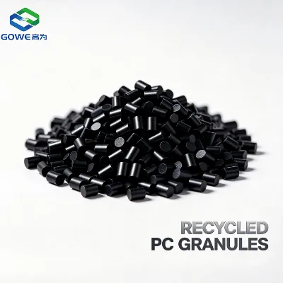 Recycled Black PC Granules Black Polycarbonate Pellets for General Molding & Industrial Components