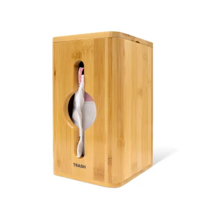Wall-Mounted Plastic Trash Bag Dispenser Holder for Kitchen & Bathroom Custom Thickness Roll Organizer for Sink