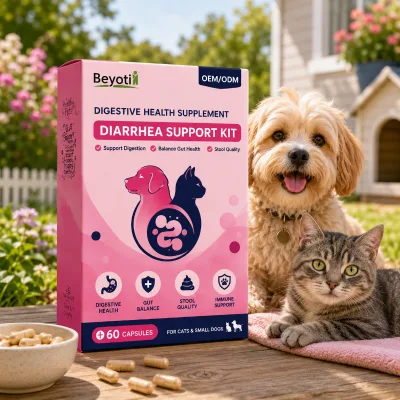 Probiotics Prebiotics for Small Dogs Cats-Diarrhea Support Digestive Health Kit Kaolin Pectin Oral Paste