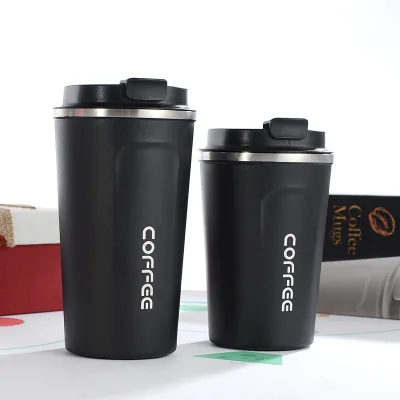 Stainless Steel Eco-Friendly Office Coffee Mug with Custom Logo Vacuum Insulation (12-24 Hours) Modern Design with Lid