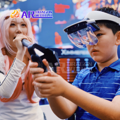 New Arrival MR Mixed Reality Holographic Battlefield World Multiplayer Arcade Games for  Entertainment
