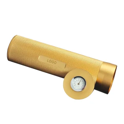 New Single Portable sealed Smell Proof Cigar Moisturizer Tube Cigar Accessories Aluminum Metal Cigar Tube