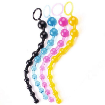 Pearl Long Size Waterproof BDSM Anal Plugs Beaded Butt Plug for Women and Men Huawen Customized Color