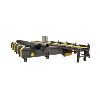 SENTAO Steel Conveyor Steel Bar and Pipe Feeding Chain Conveyor Heavy-Duty Multi-Row Chain Conveyor Guangdong Origin