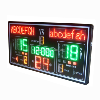 Led Electronic Basketball Scoreboard with Controller