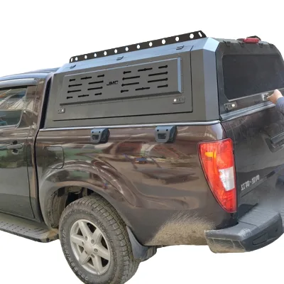 Pickup Bed Cover Waterproof Tailbox Hard Type Aluminum Alloy Canopy Three-door Lockable Canopy for Great Wall Poer