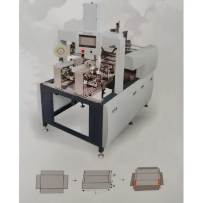 Automatic Box Corner Tape Pasting Glue Machine/box Corner Tape Glue Binding Machine