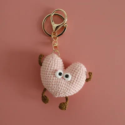 Exquisite Hand Knitted Keychains Small Crochet Pendants Original Handmade Wool Ornaments by Female Weavers Finished Products