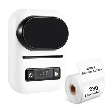 Direct receipt Thermal mini printer sticker ink-free label pocket printing portable