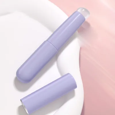 Silicone Eye Shadows Makeup Brushes Portable Lip Pencil Makeup BrushApplicator for Lipstick Lip Plumper Gloss Lip Balm