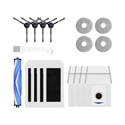 Factory Replacement Parts Fit Ecovacs T30 T30 Max T30 Pro Omni T30S Pro Main Side Brush HEPA Filter Reusable Fiber Mop