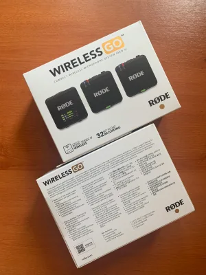 Original Rode Wireless Go (Gen 3) Bright LCD Display and Intuitive Controls for Quickly and Easily Adjusting Settings On-the-fly