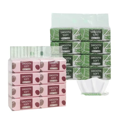Wholesale Cheap 3 Ply Virgin Wood Pulp Soft Pack Disposable Pocket Tissue 100 Count Good Selling