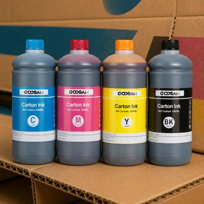 Water Based Carton Pigment Ink for Epson I3200 4720 Printheads Corrugated Carton Box Digital Printing