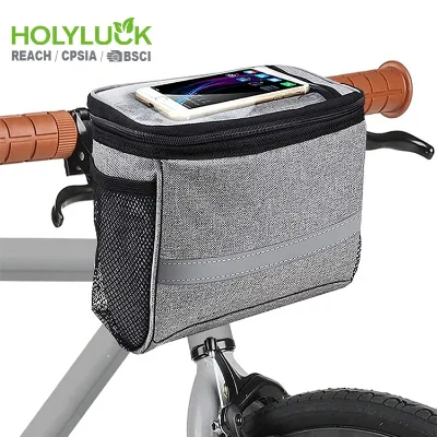 Large Capacity Bike Handlebar Bag Waterproof Bicycle Front Bag Cycle Accessories Outdoor Cycling Handlebar Bag