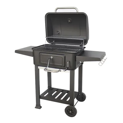 High Quality Outdoor Adjustable Height Trolley Charcoal Barbecue Grills Charcoal Bbq Grill for Garden Backyard