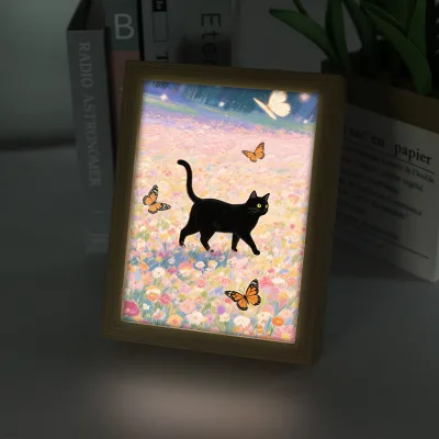 Customized LED Acrylic Photo Frame with Logo Anime Printing OEM Factory Supply LED Acrylic Frame