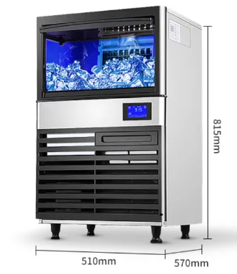 High Capacity Commercial Ice Maker Making Machine Home Business Block Ice Machine Automatic Ice Cube Machine