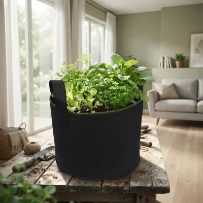High Quality HUIZHONG Eco-Friendly Polyester Grow Bag with 1000mL Capacity
