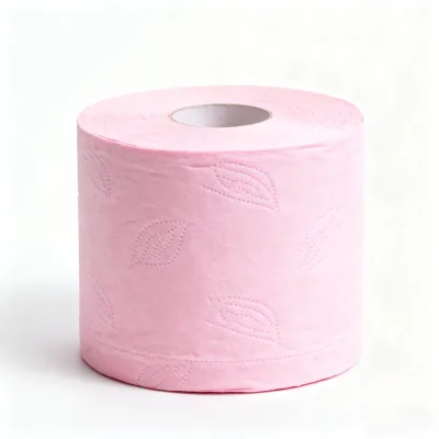 Premium Bamboo Pulp Toilet Paper - Custom Ply, Deluxe Softness, Pink Color (OEM/ODM Accepted)