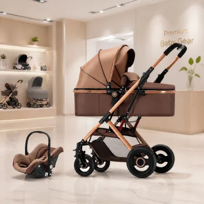 High Landscape Baby Stroller Travel System Car Seat Shock Absorbing Premium Newborn Wholesale