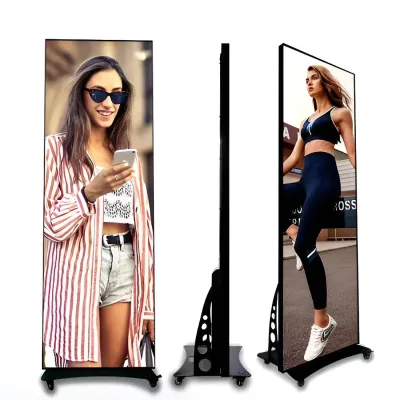 P2.5 Seamless Splicing Portable Smart Advertising Player LED Screen Digital Indoor LED Poster Display for Events
