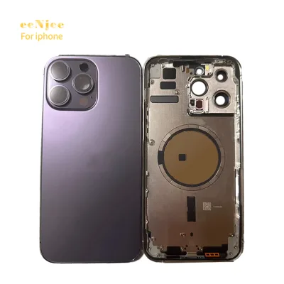 Split Back Shell with Edge Keys, Magnet+heat Dissipation Sticker for iphone Housing