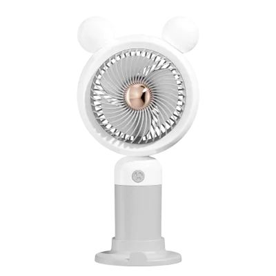 Campus Must - Have. YM88179 Cartoon Handheld Fan, One - Key Switch & Adorable Design