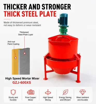 Automatic Industrial Mobile Concrete Mixer/cement Sand Mixing Machine with Double Barrel