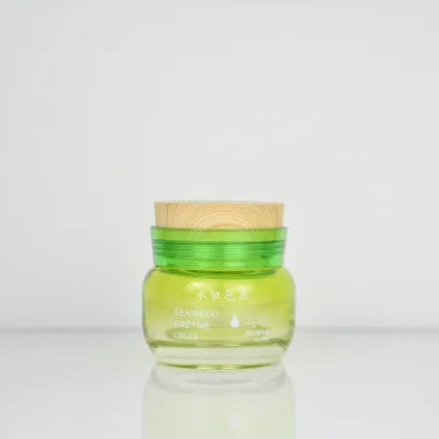 50G High Quality Customized Glass Face Cream Jar Eco Friendly Cream Jar Frosted Cream Jar