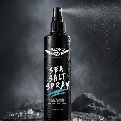 Private Label OEM Volumizing Sea Salt Spray for Men Custom Formula Packaging for Barber Salon Brands Manufacturer