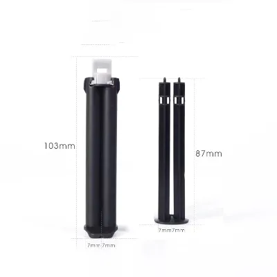 NICEJOON 5ml 1:1 Black Dual Syringe for Light-Sensitive Dental Materials and Precision Industrial Adhesive Glue Dispensing