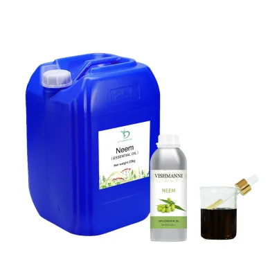 Wholesale 100% Pure Neem Oil Cold Pressed Unrefined Essential Oil Insecticide Spray for Plants