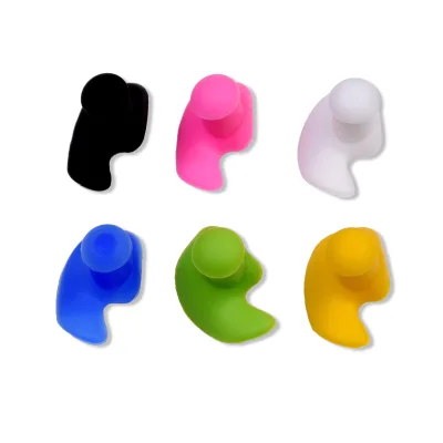 Colourful Waterproof Soft Silicone Earplugs for Adult and Children Swimming Accessories
