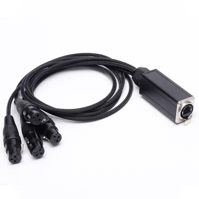 RJ45 to Multichannel XLR Audio Adapter DMX512 Network signal Extender Cable to Analog Distribution