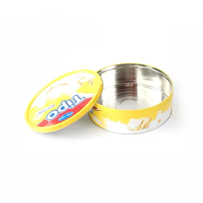 Cake Cookie Canister Creative Metal Storage Jar Moisture-Proof Food Storage Container