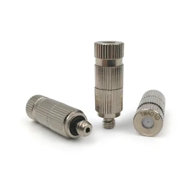 10/24'' 3/16\" High Pressure Anti-Drip Ceramic Fog Nozzle Misting Cooling Brass Nozzle New High Pressure Fog Cooling System