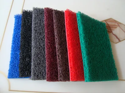 Multiple Backing PVC Coil Cushion Mat MOQ 200 Square Meters Non Slip Rectangle Mat for Shopping Mall Public Entrance Area