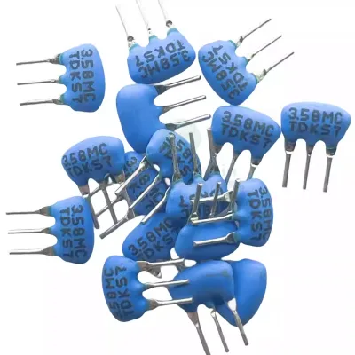 New original FCR3.58MC5 in-line ceramic crystal 3.58M ceramic crystal 3.58MHZ blue