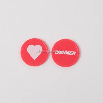 27mm Printed Round Custom Shopping Cart Tokens