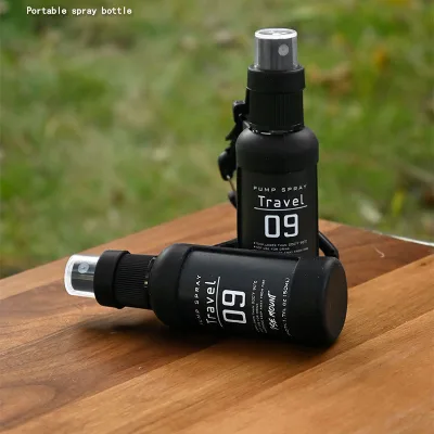 50ml  Portable Spray Bottle for Outdoor Camping and Travel Leak-proof and Airtight Alcohol Dispensing Bottle