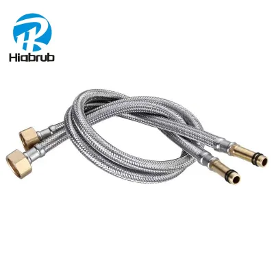 High Temperature High Pressure 304 Stainless Steel PTFE Corrugated Hose with Clamp Fittings