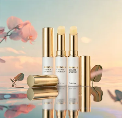 Wholesale Private Label Anti-Aging Retinol Ceramide Eye Stick OEM Custom Retinol Moisturizing Reducing Wrinkles Eye Care Stick