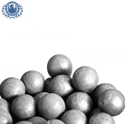 Low Breakage Rate Cast Steel Ball Grinding Media HRC 60-65 High Hardness 10-130mm for High Performance Ball Mill Grinding