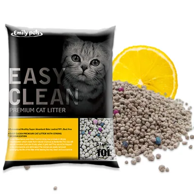OEM Customized Sustainable Cat Litter Dust-Free with Fragrances Strawberry Apple Lemon Lavender Eco-Friendly Clumping Cat Litter