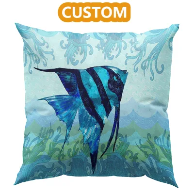 OEM Design Wholesale Cotton Linen Plain Black Couch Office Bedroom Chair Cushion Case Cover Pillow Home Decor Cushion with Logo
