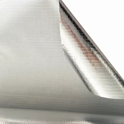 Australian Standard Building Roof Sarking Fireproof Function Anti-Glare Reflective Aluminum Foil Woven Fabric