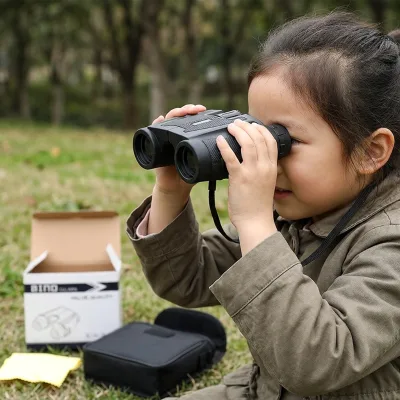 Black Telescope for Kids Outdoor Natural Exploration Cultivating Observation Ability and Stimulating Exploration Curiosity